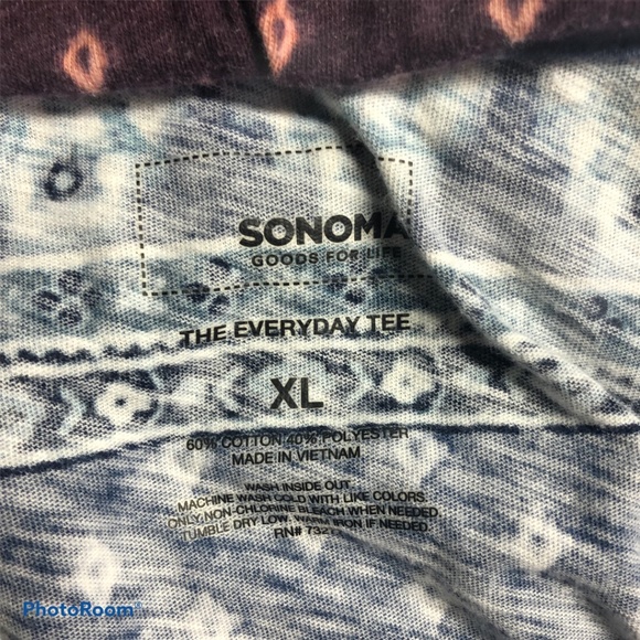 Sonoma Short Sleeve Tops set of 2 Blue and Purple - Picture 12 of 13